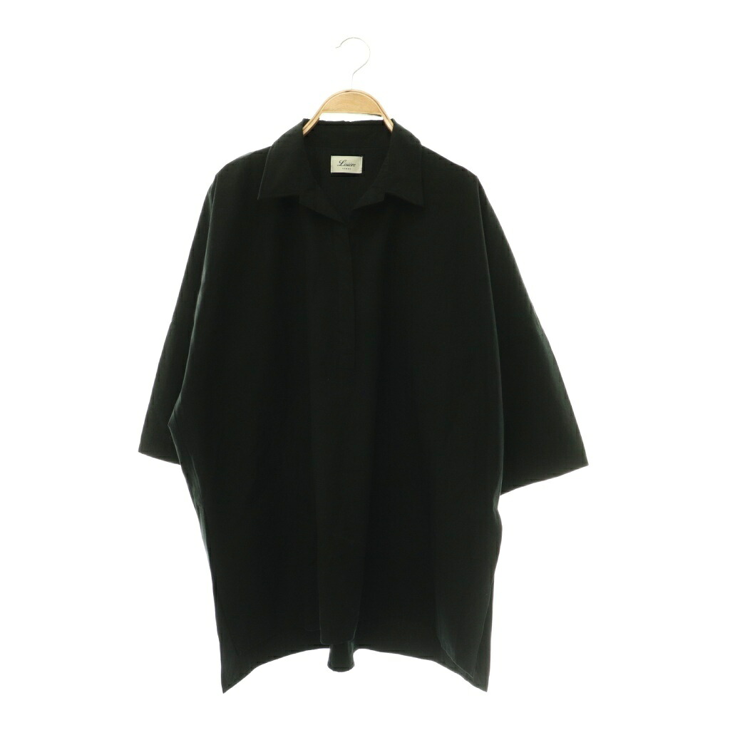 【中古】リジェール ファム Lisiere FEMME 25AW SIDE SLIT SHIRT プルオーバー ティーシャツ 長袖 黒いこと /HK ■os レディース 【ベクター 古着】 260521