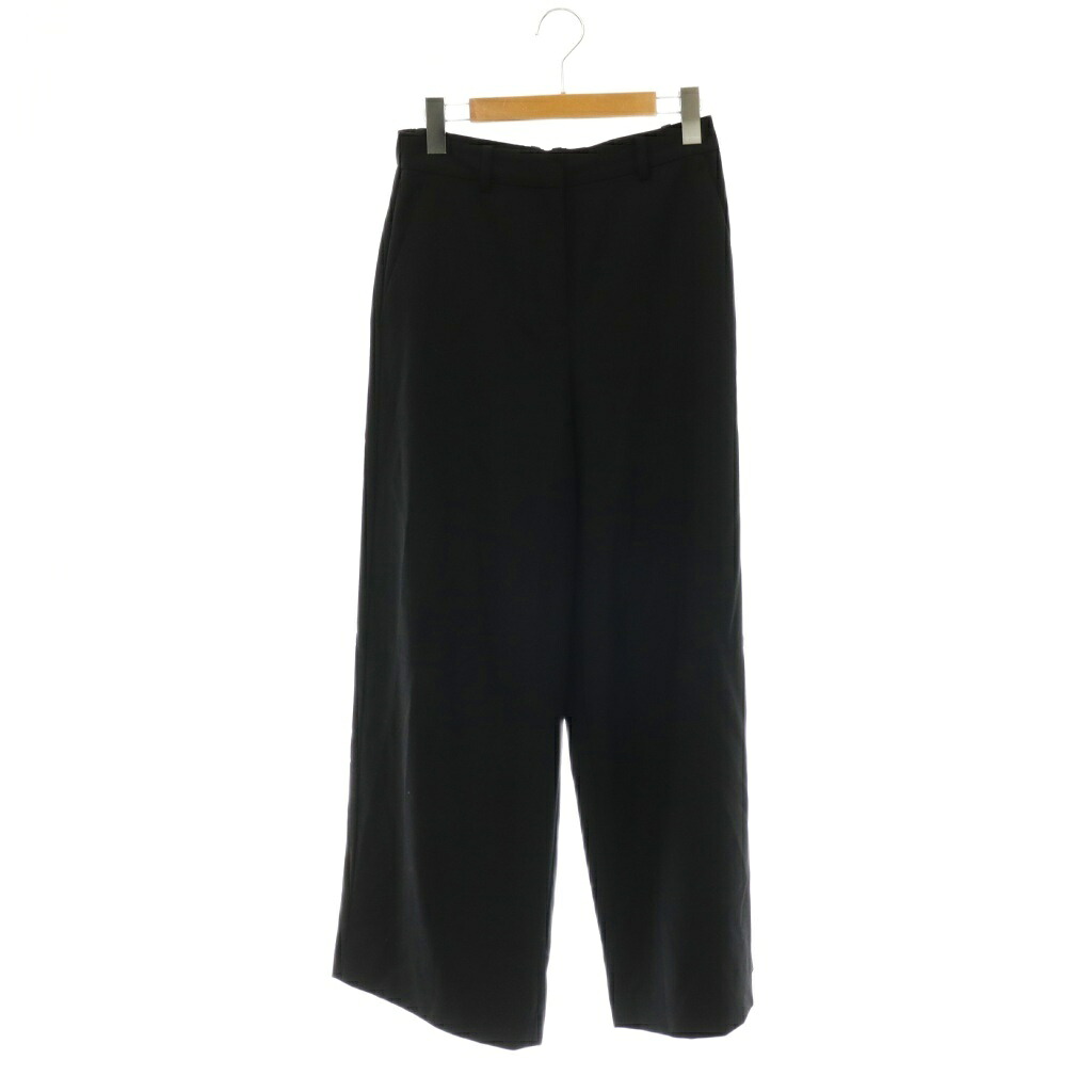 【中古】セオリーリュクス theory luxe 25AW SUAVE SAXONY ROOKY PANT 広広としたズボン下 羊毛 38 黒 黒いこと /SY ■os レディース 【ベクター 古着】 260522