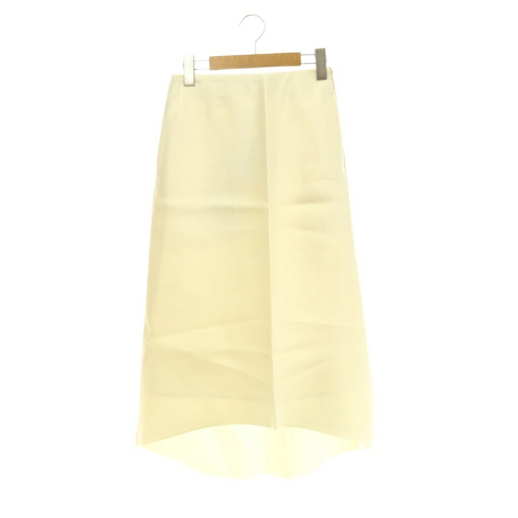 【中古】未当て嵌める品 シートーキョー SHE Tokyo 繻子スコート ロング 太陽フレア 36 象牙色 /DO ■os レディース 【ベクター 古着】 260601
