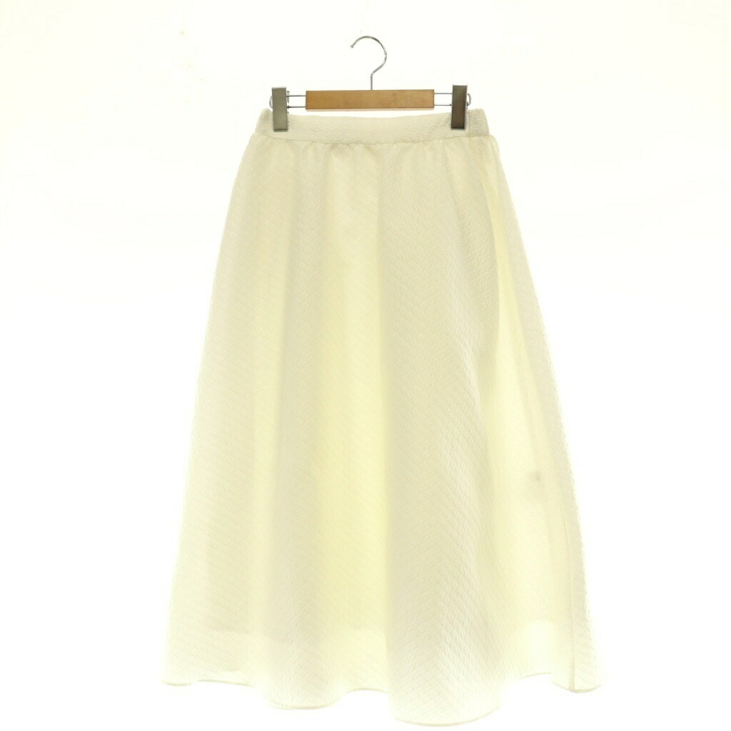 【中古】アミカ AMICA COUTURE SKIRT スコート ロング 太陽フレア F 白いこと /DO ■os レディース 【ベクター 古着】 260526