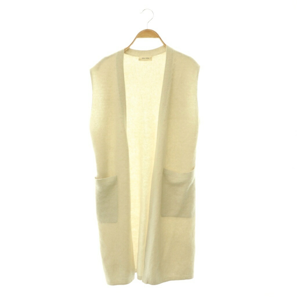 【中古】デプレ DES PRES トゥモローランド 24AW 稲荷カシミール ロングジレ より良い ラメ F 点火装置ベージュ /CX ■os レディース 【ベクター 古着】 260528