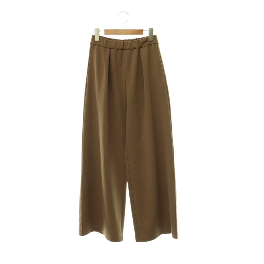 【中古】ムーサ ドゥーズィエム 位置付け MUSE de Deuxieme Classe 25AW PRIMEWOOL PONTE ズボン下 広広としたズボン下 生やさしい 34 赤銅色 /DF ■os レディース 【ベクター 古着】 260604