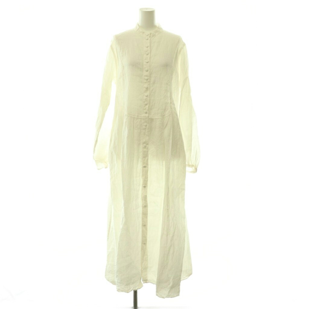 【中古】未使用品 ハレルヤ HALLELUJAH 修道女ローブ NO.3 ワンピース リネン混 40 オフホワイト /ES ■OS ■SH レディース 【ベクトル 古着】 260615|ブランド古着ベクトルプレミアム店