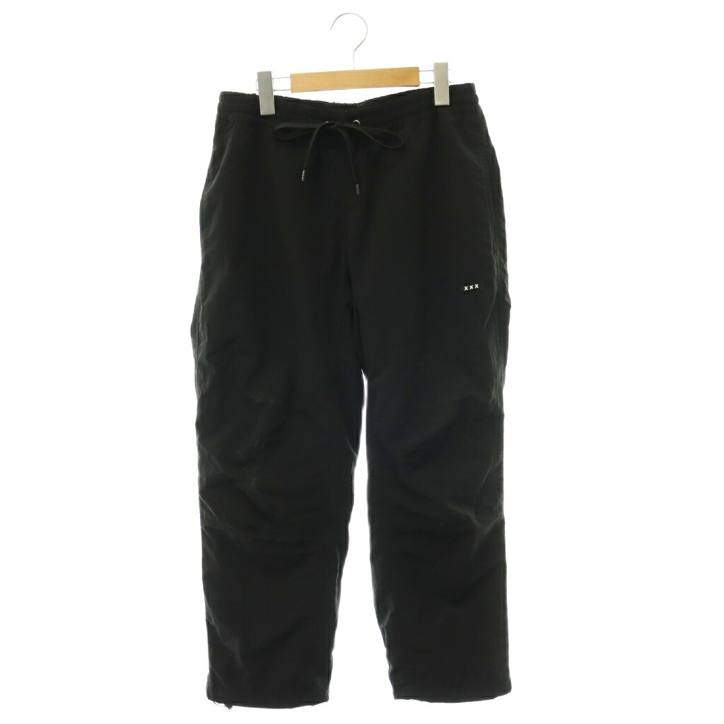 【中古】ゴッドセレクション トリプルエックス GOD SELECTION XXX ナイロントラックパンツ イージー S 黒 ブラック /HS ■OS ■SH メンズ 【ベクトル 古着】 260629|ブランド古着ベクトルプレミアム店