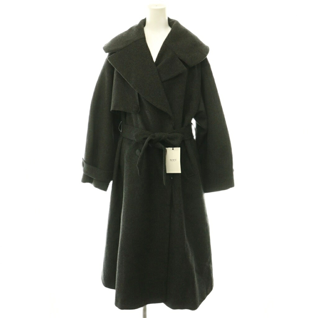 【中古】アメリ 25AW UND BIG ROUND COLLAR WOOL LONG COAT コート 【ベクトル 古着】 260630|ブランド古着ベクトルプレミアム店