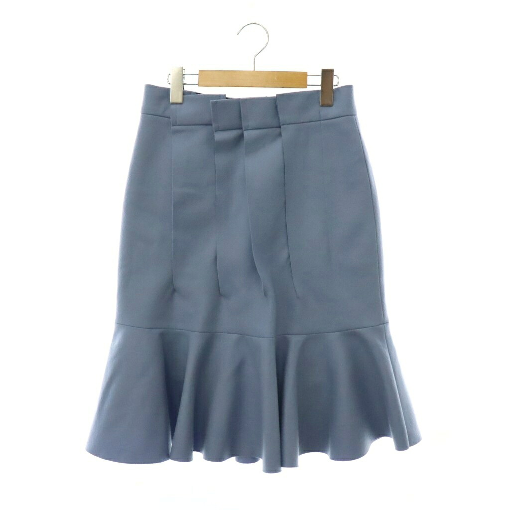【中古】未使用品 サカイ sacai Wool Melton Skirt ウールメルトン スカート マーメイド 膝丈 1 ライトブルー /HK ■OS レディース 【ベクトル 古着】 260706|ブランド古着ベクトルプレミアム店