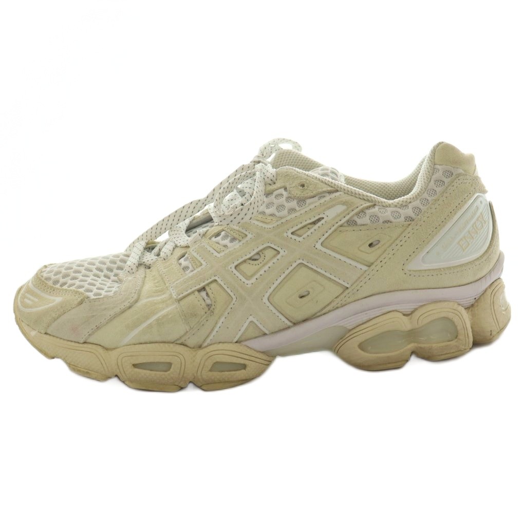 【中古】アシックス asics &times; The Ennoy Professional ゲル ナンバー ナイン ホワイト クリーム GEL-NIMBUS 9 White Cream スニーカー US9.5 27.5cm 白 ホワイト アイボリー 1201B034 /SS ■OS メンズ 【ベクトル 古着】 260721｜ブランド古着ベクトルプレミアム店