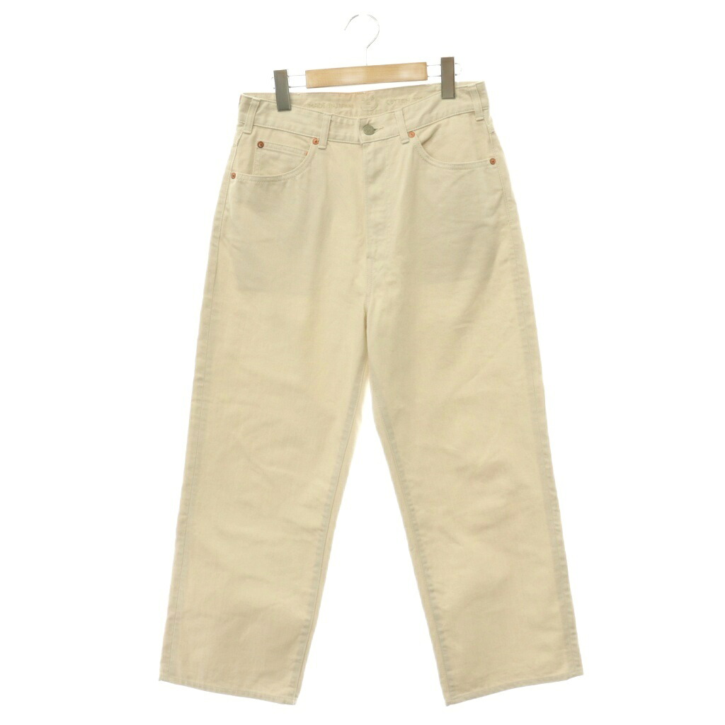 【中古】フォーティーファイブアールピーエム 45R 45rpm シャルロット デニム カラーデニム パンツ 29 オフホワイト /HS ■OS レディース 【ベクトル 古着】 260721|ブランド古着ベクトルプレミアム店