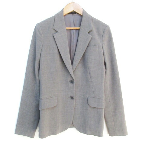 Theory セオリー　テーラード ジャケット ウール グレー　4 セオリー theory ウール テーラードジャケット ブレザー グレー 38 M