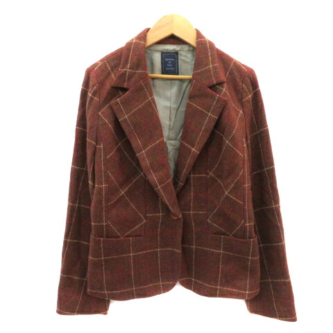 Spick&Span ツィードテーラードジャケット グレー 36 Spick&Span ツィードテーラードジャケット グレー 36