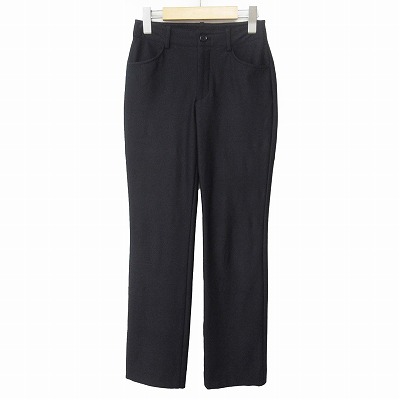 未使用品◆B3 B-THREE ビースリー 裏起毛パンツ 究極の美脚 サイズ30◆ black /黒/ブラック/ストレッチ素材/レディース/ボトムス ミルキーウォーム・セミフレア」ラクチンで暖かい。大人のきれいめ裏