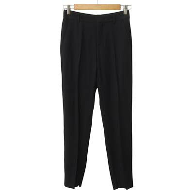 【中古】マックス&コー MAX&CO. パンツ スラックス ストレッチ テーパード 紺 36 レディース 【ベクトル 古着】 260308