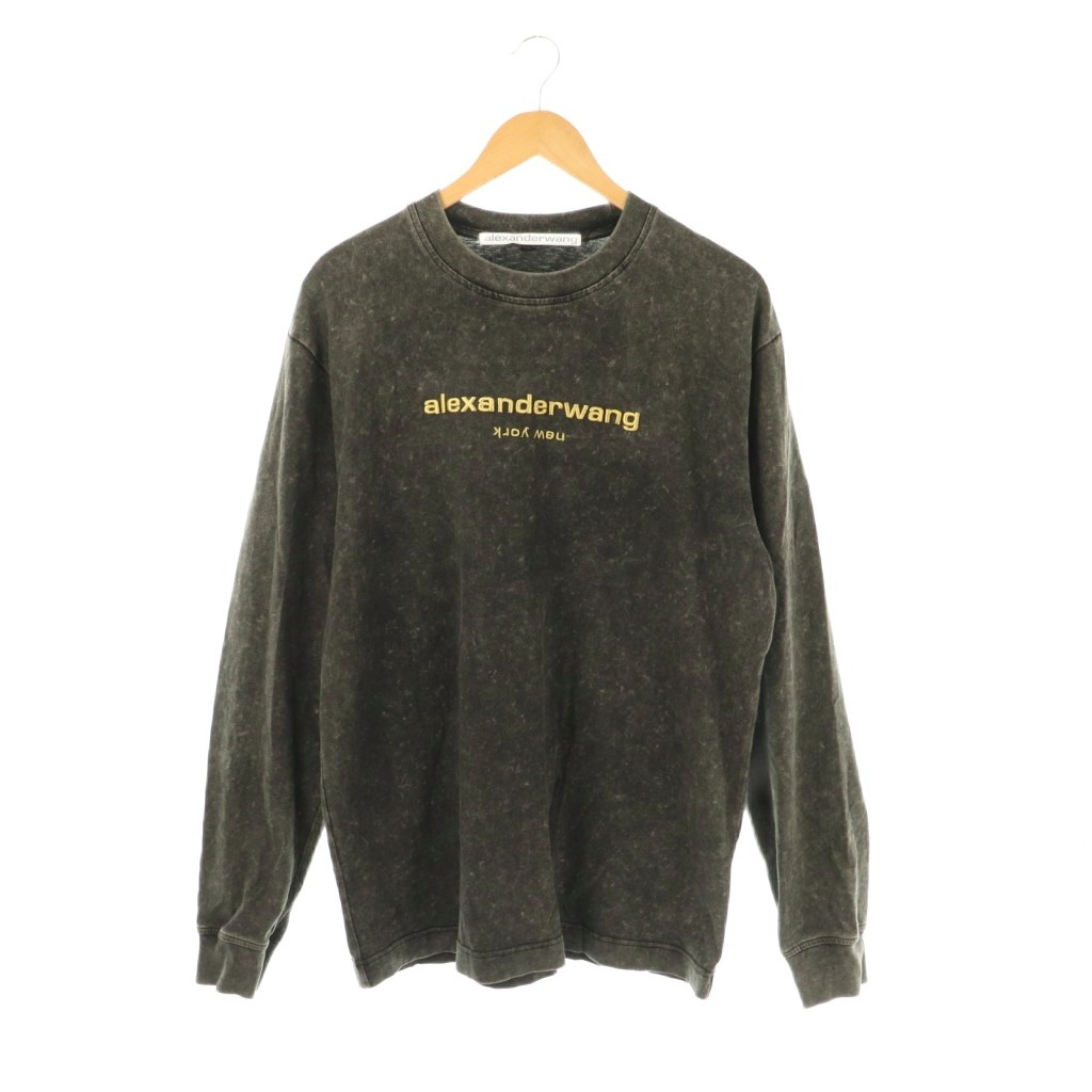アレキサンダーワンロゴロングtシャツ アレキサンダーワンロゴロングtシャツ Alexander Wang ロゴ ロングT