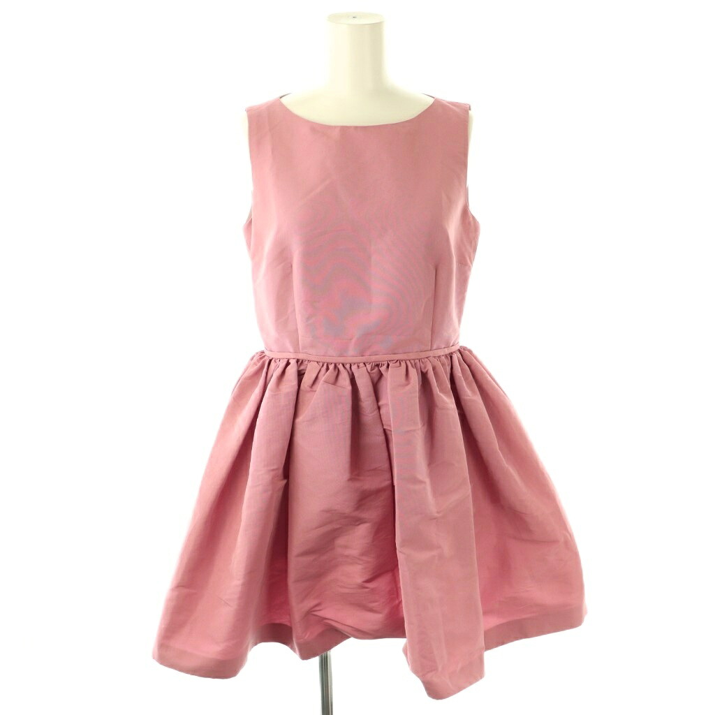 【中古】レッド ヴァレンティノ RED VALENTINO ワンピース ミニ ノースリーブ 38 ピンク /DF ■GY57 レディース 【ベクトル 古着】 251118