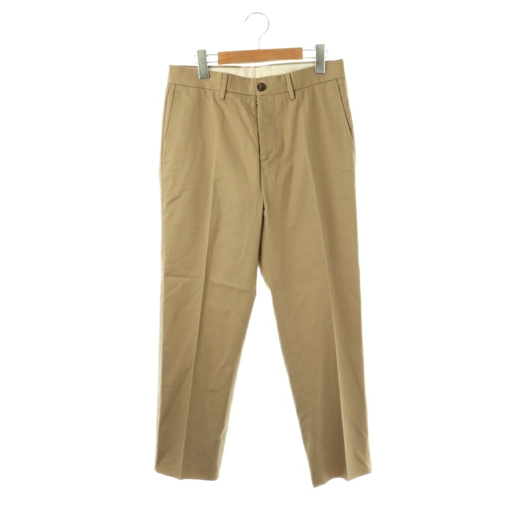 【中古】メゾンマルジェラ 14 Maison Margiela 14 19SS スラックス パンツ テーパード ボタンフライ 44 ベージュ /NR ■GY57 メンズ 【ベクトル 古着】 251113