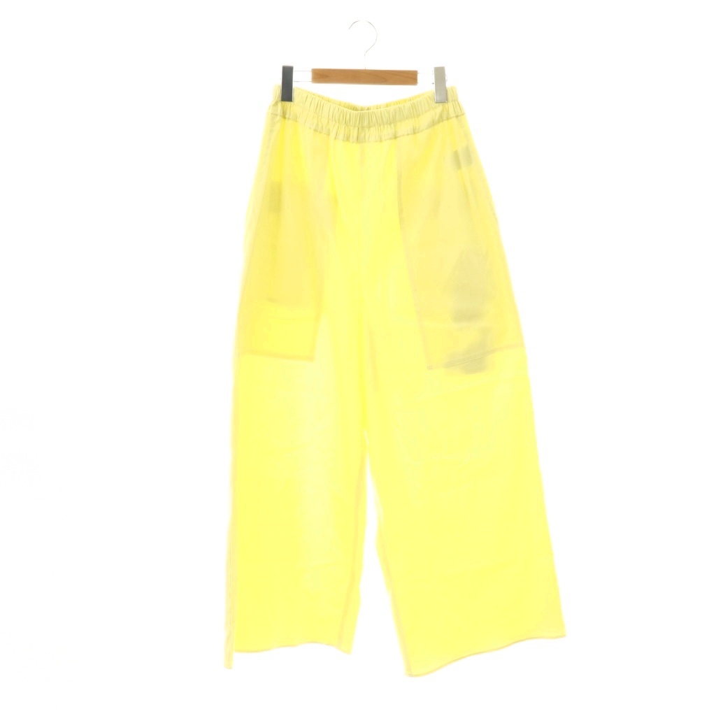 【中古】未使用品 イーハトーブ IHATOV ワイドパンツ イージーパンツ 1 イエロー /DF ■GY57 レディース 【ベクトル 古着】 251202
