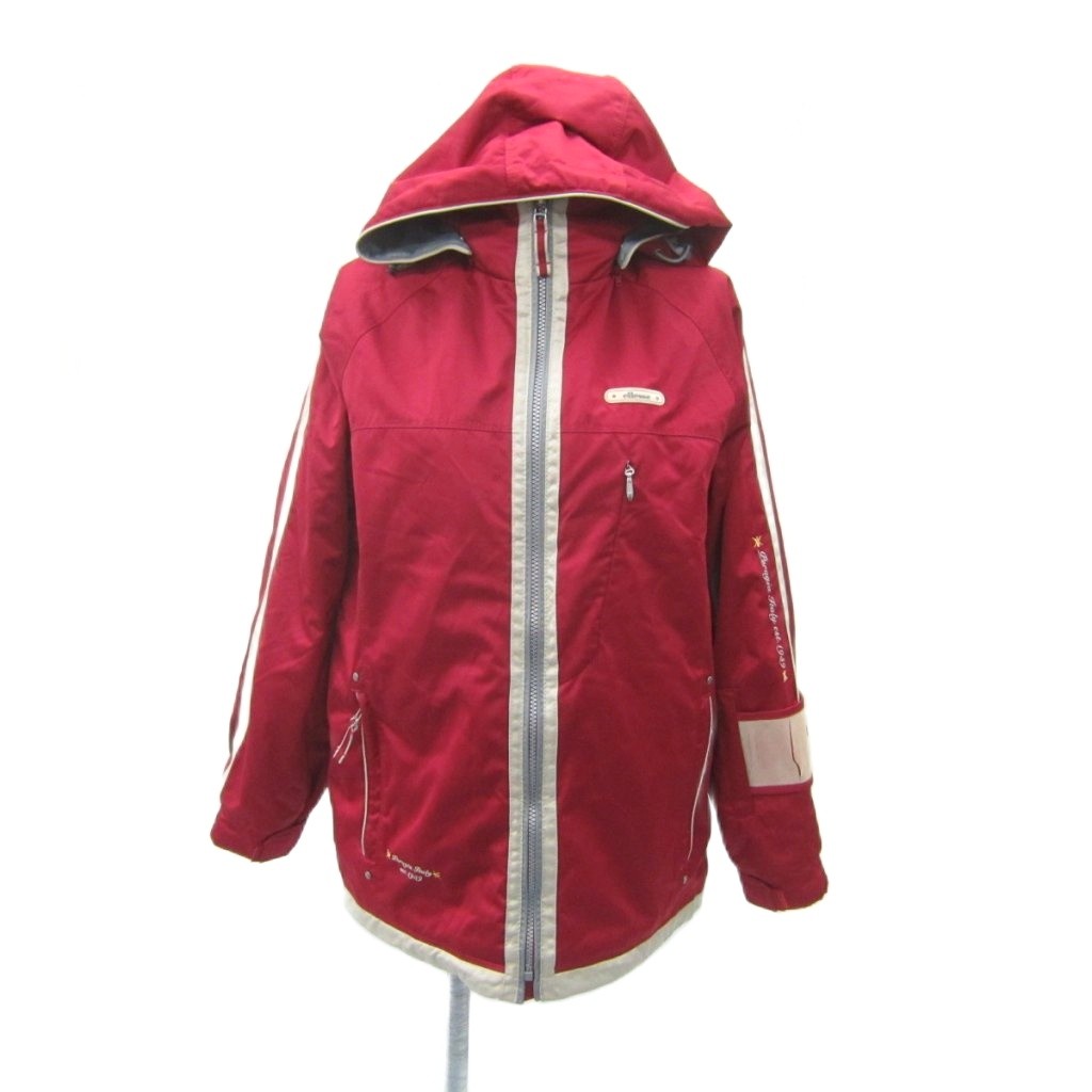【激レア】Ellesse ITALY レトロスキーウェア　ジャケット繋ぎセットL Ellesse Vintage 90s Italy Ski Jacket - Red, Purple & Pink Heavy