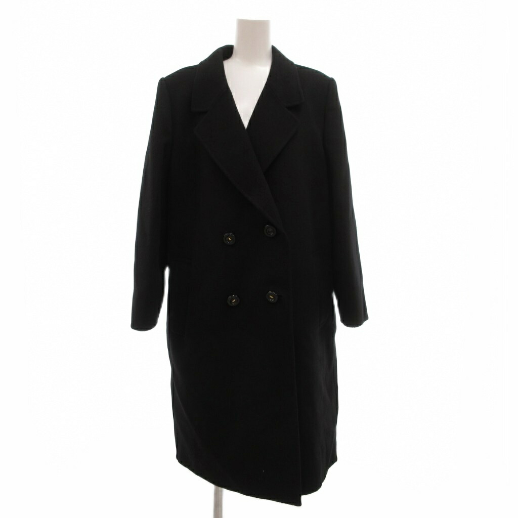 美品 レリアン カシミヤ100% ダブル ロングコート 9号 黒 日本製 楽天市場】【4h限定20%off】カシミヤ100％ ロングコート フォックス