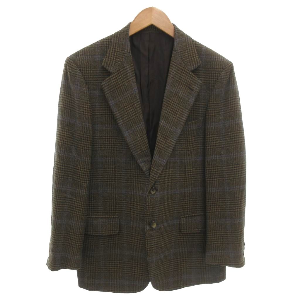 【中古】ブリオーニ BRIONI テーラードジャケット スポーツジャケット 商行為 読み合わせる 毛糸 48 茶 赤銅色 /FF ■GY62 メンズ 【ベクター 古着】 260214