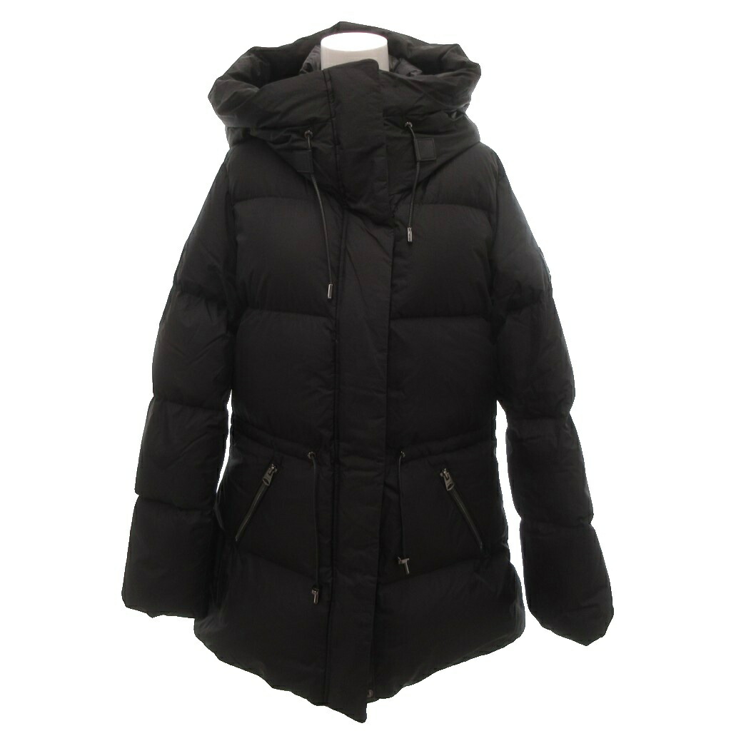 【中古】MACKAGE FREYA-SW マッカージュ ダウンジャケット ブルゾン フード ナイロン S 黒 ブラック /FF ■GY62 レディース 【ベクトル 古着】 260213