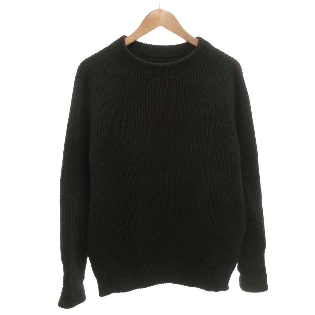 【中古】アンデルセンアンデルセン Andersen-Andersen ニット セーター 厚手 ウール 長袖 M 緑 グリーン /FF ■GY62 レディース 【ベクトル 古着】 260215