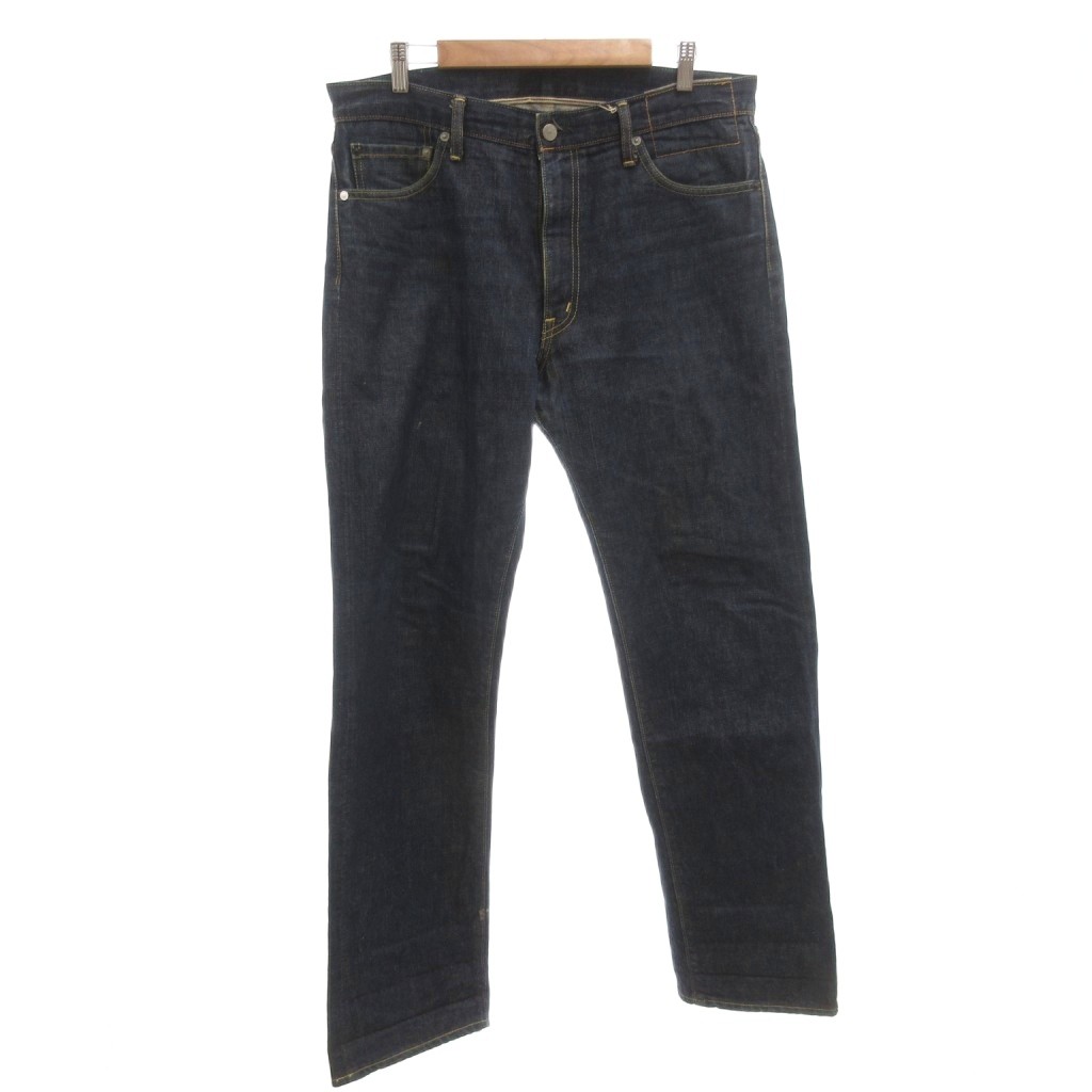 【中古】ビズビム VISVIM デニムパンツ ジーンズ ストレート ジッパーフライ W36 L34 インディゴ /FF ■GY62 メンズ 【ベクトル 古着】 260215