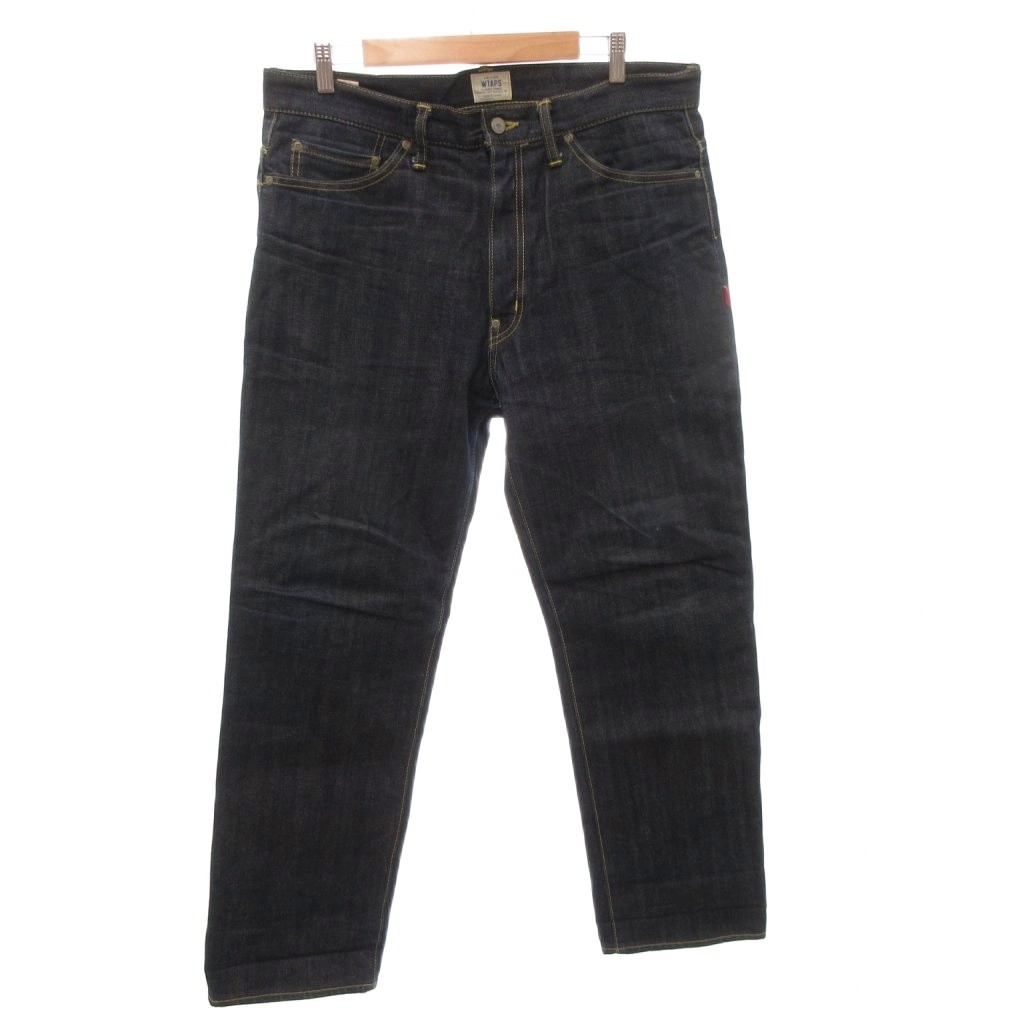 【中古】ダブルタップス WTAPS デニムパンツ ジーンズ ワイド ストレート L インディゴ 131GWDT-PTM02 /FF ■GY62 メンズ 【ベクトル 古着】 260212