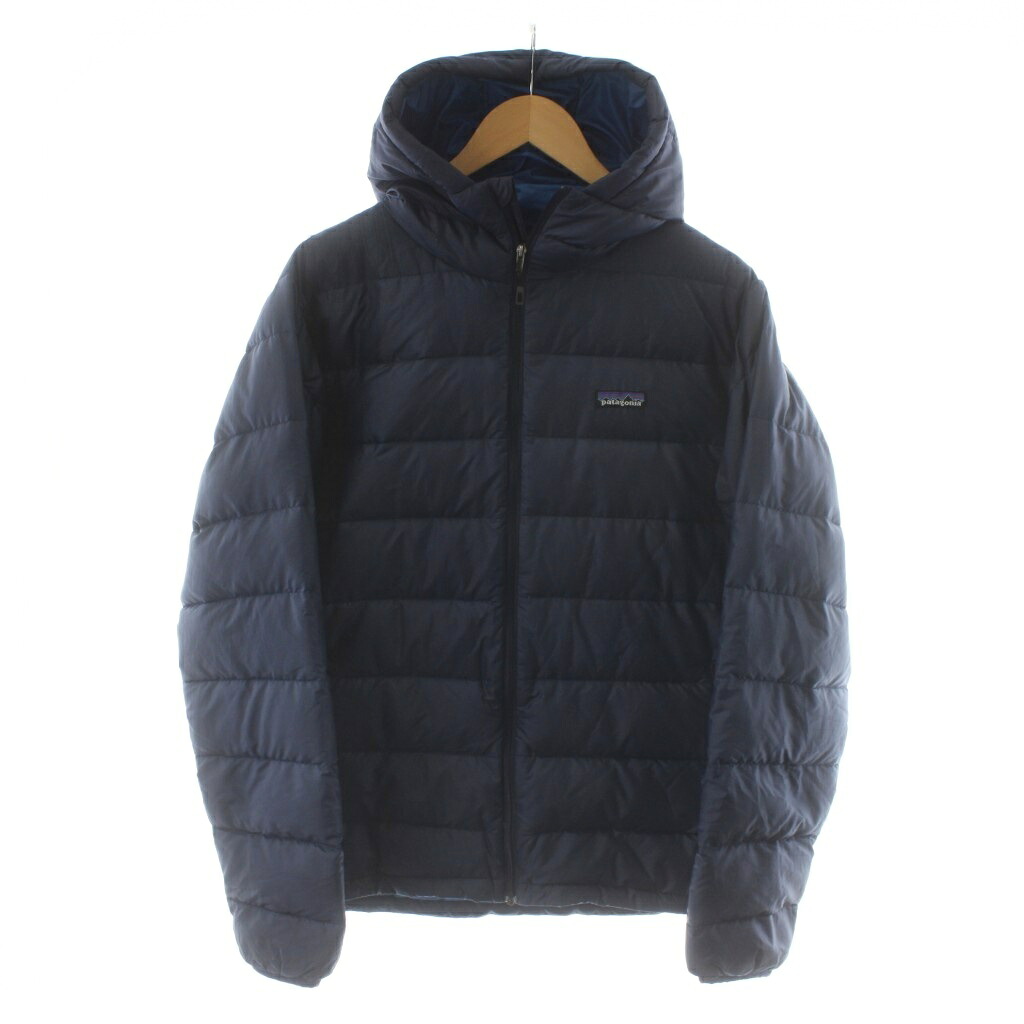 【中古】パタゴニア Patagonia ダウンジャケット フード アウター M 青 ブルー 84900FA12 /AN35 ■ECD001 メンズ 【ベクトル 古着】 260226
