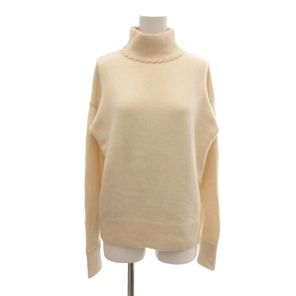 【中古】セオリー Theory ニット セーター S カシミヤ 長袖 ハイネック 白 ホワイト /NU ■GY62 レディース 【ベクトル 古着】 260309