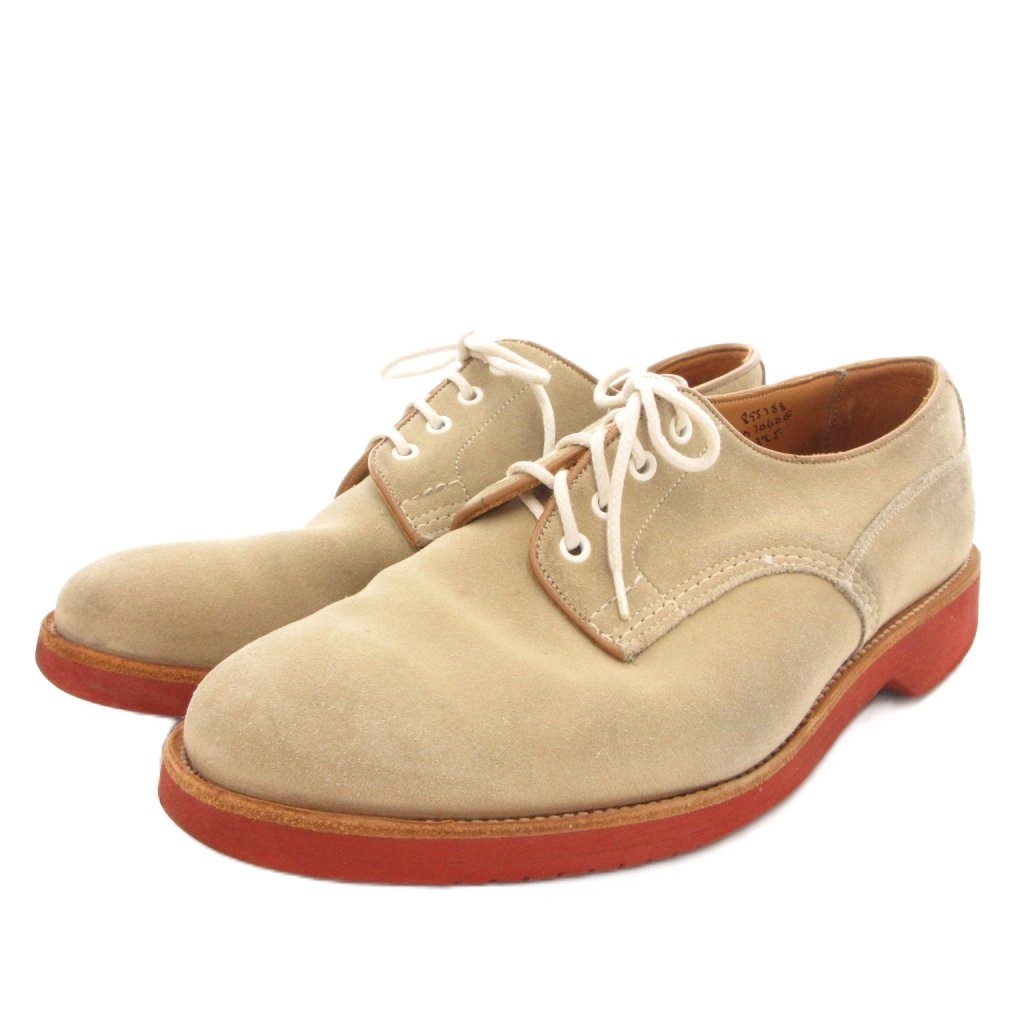【中古】トリッカーズ TRICKER'S レースアップシューズ スエード 8.5 カーキ /FF ■GY62 メンズ 【ベクトル 古着】 260309