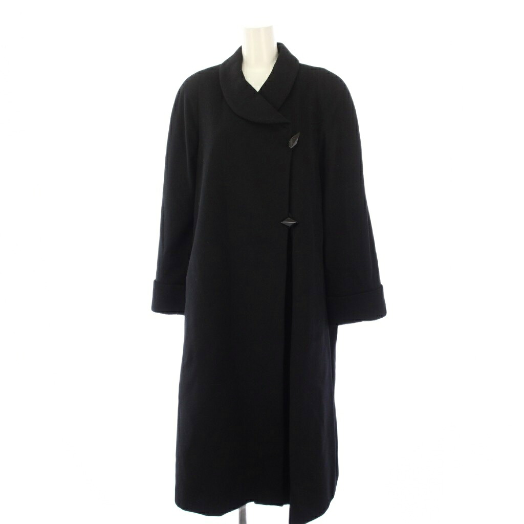 【中古】レレザンス Relesance FUJII KEORI ロングコート カシミヤ アウター M 黒 ブラック 74024 /TK ■ECB002 レディース 【ベクトル 古着】 260319 7,821円