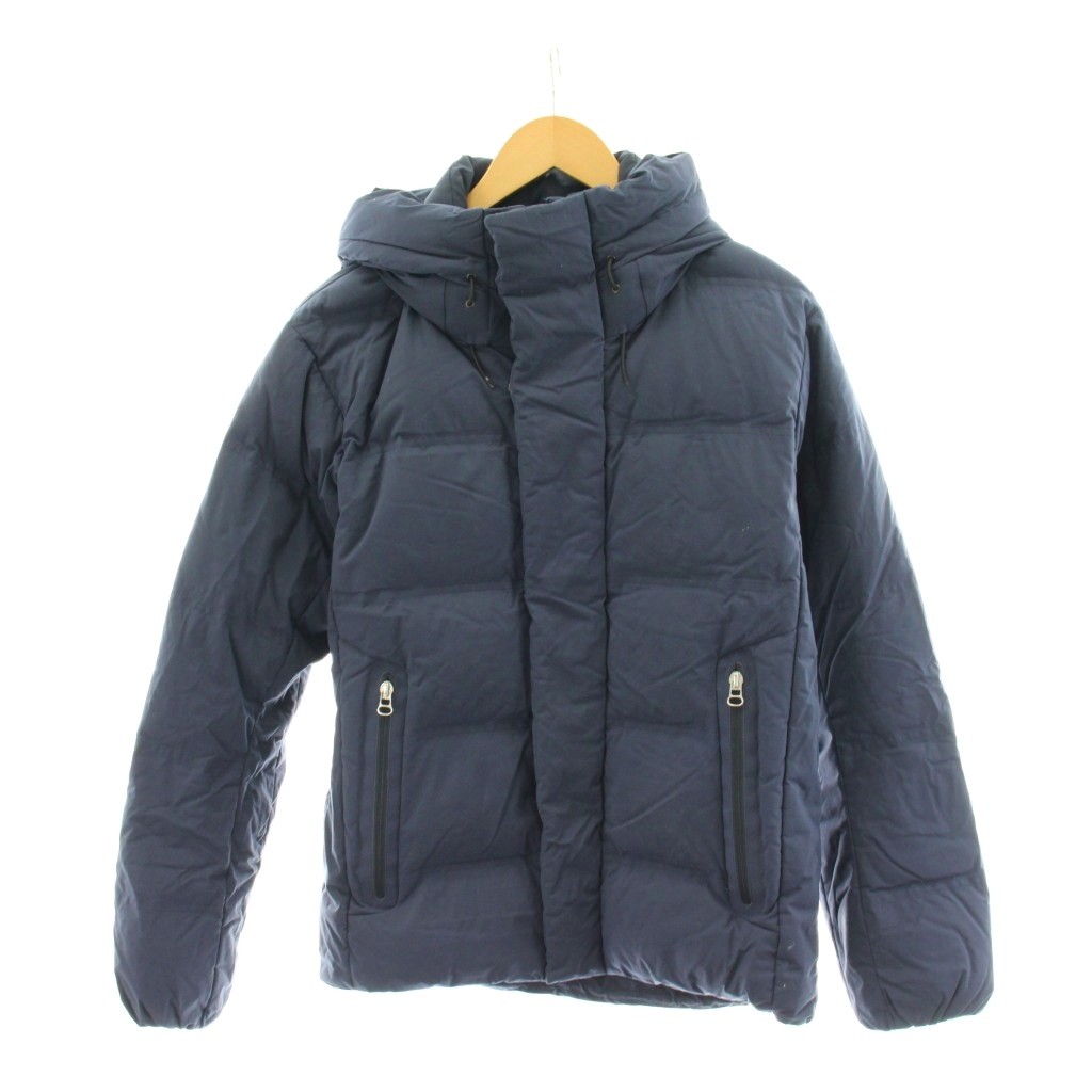 【中古】B&Y ユナイテッドアローズ BEAUTY&YOUTH ビューティー&ユース 小松ダウンジャケット フード ナイロン アウター S 紺 ネイビー 1225-115-7343 /AN21 ■ECA003 メンズ 【ベクトル 古着】 260331