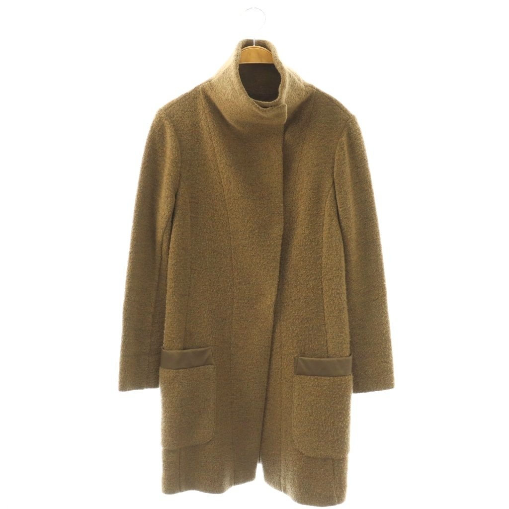 【中古】ヒロコビス HIROKO BIS コート アウター ロング 総裏地 9 モカ /DO ■ECC003 レディース 【ベクトル 古着】 260406｜ブランド古着ベクトルプレミアム店