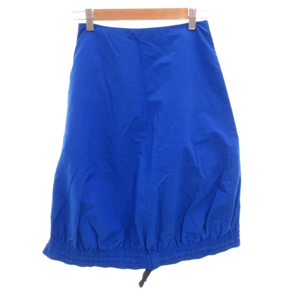 【中古】ニナリッチ NINA RICCI スカート ドローコード ひざ丈 34 青 ブルー /FF ■GY62 レディース 【ベクトル 古着】 260406｜ブランド古着ベクトルプレミアム店 7,630円