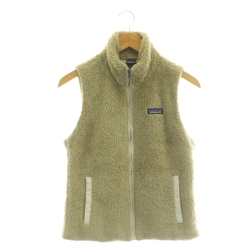 【中古】パタゴニア Patagonia ボア限りない ジップアップ S ベージュ /DF ■ECD003 レディース 【ベクター 古着】 260409 トップス-レディースファッション-ベスト・ジレ