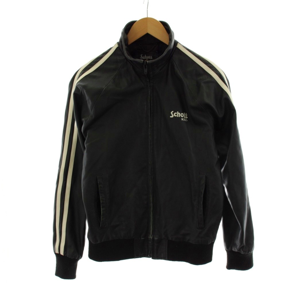 【中古】ショット SCHOTT レザージャケット 革ジャン S 黒 ブラック 3181027 /AN55 ■ECD003 メンズ 【ベクトル 古着】 260407