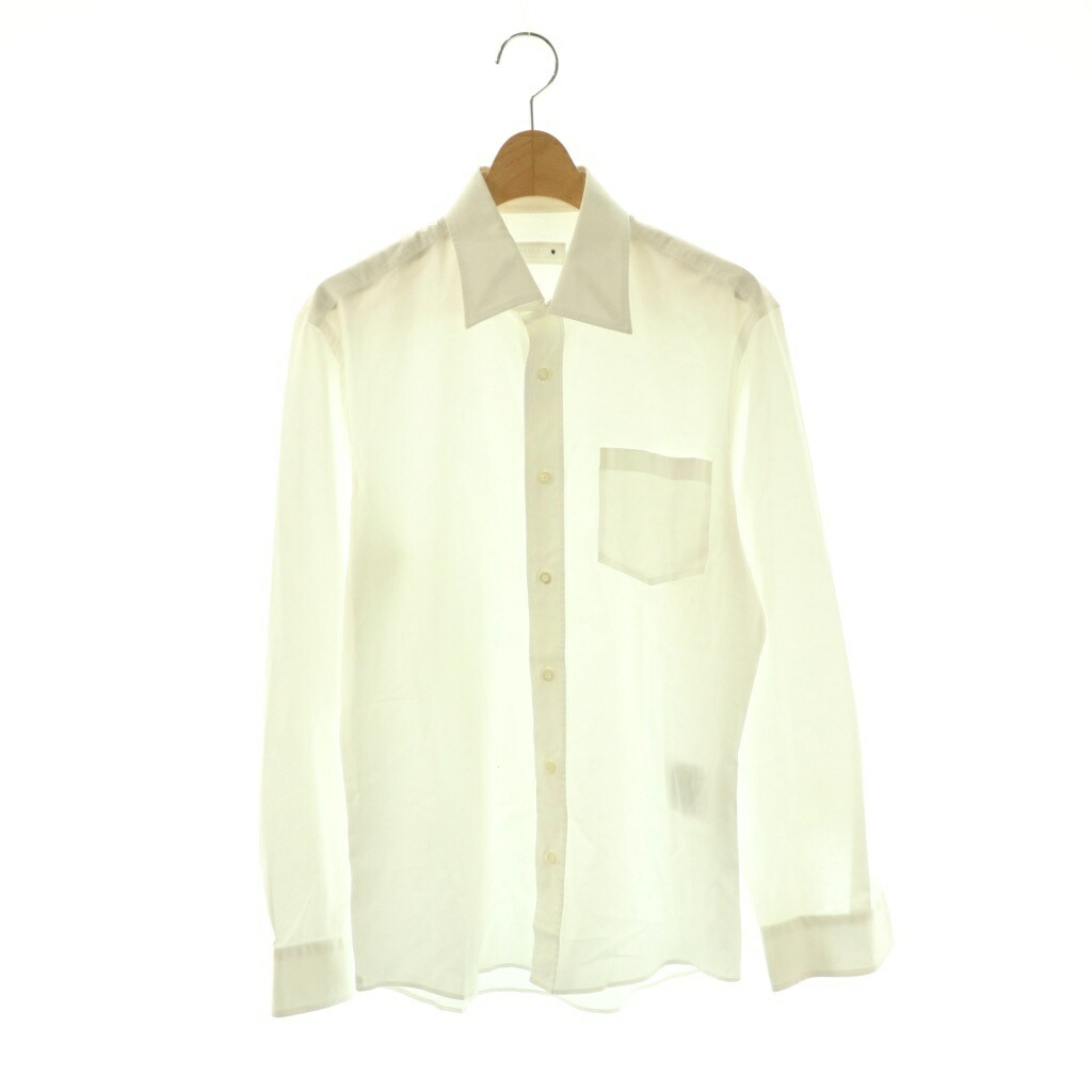【中古】プラダ PRADA Yシャツ 39/15.5 白 白いこと /SS ■os ■OH ■ECD003 メンズ 【ベクター 古着】 260406