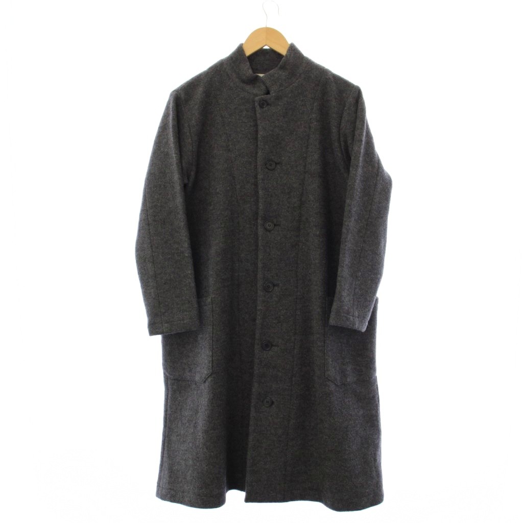 【中古】プランテーション plantation ロングコート ウール アウター M グレー PL63JA289 /YM ■ECE004 レディース 【ベクトル 古着】 260411