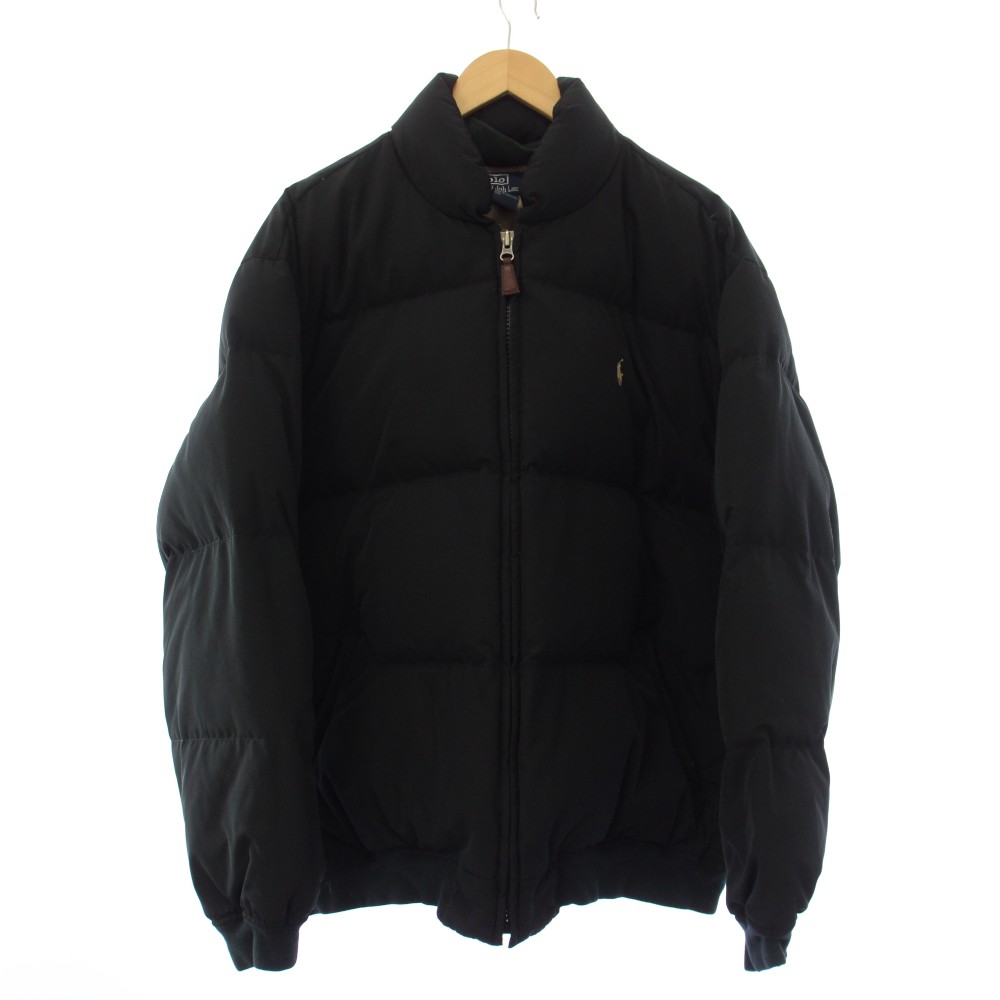【中古】ポロ バイ ラルフローレン Polo by Ralph Lauren 落ちこむ上衣 アウター 小馬刺しゅう XL 黒 黒いこと /YT ■ECE004 メンズ 【ベクター 古着】 260414
