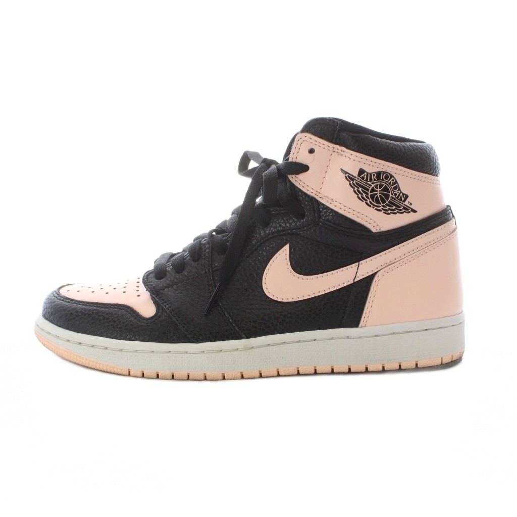 【中古】ナイキ NIKE AIR JORDAN 1 RETRO HIGH OG CRIMSON TINT スニーカー ハイカット シューズ 27cm ピンク 黒 ブラック 555088-081 /RI ■OS メンズ 【ベクトル 古着】 260630｜ブランド古着ベクトルプレミアム店