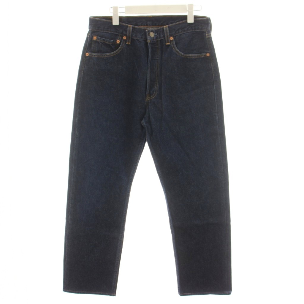 【中古】リーバイス Levi's 80S トップボタン裏553刻印 紙パッチ デニムパンツ ジーンズ ジーパン Gパン ボタンフライ USA製 W33 紺 ネイビー /AN ■GY62 メンズ 【ベクトル 古着】 260717｜ブランド古着ベクトルプレミアム店