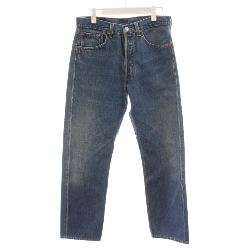 【中古】リーバイス Levi's 90S トップボタン裏524刻印 紙パッチ デニムパンツ ジーンズ ジーパン Gパン ボタンフライ USA製 W32 青 ブルー /AN ■GY62 メンズ 【ベクトル 古着】 260717｜ブランド古着ベクトルプレミアム店