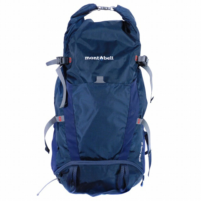 【中古】モンベル Montbell KITRA PACK 35 キトラパック35 リュックサック バックパック 登山 トレッキング アウトドア 紺 ネイビー 鞄 かばん メンズ レディース 【ベクトル 古着】 260304