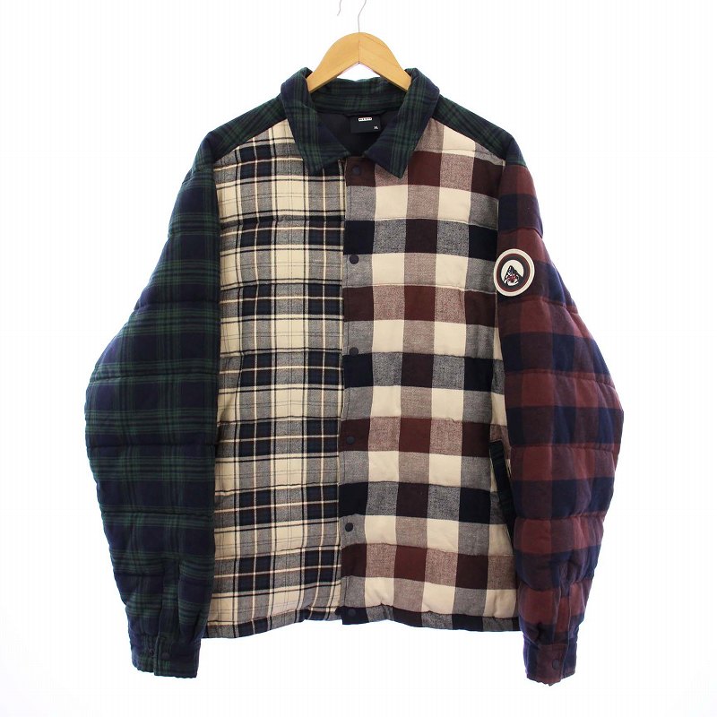 Kith ネイビーチェック柄ダウンジャケット S KITH ダウンジャケット S 即完売｜Yahoo!フリマ（旧PayPayフリマ）