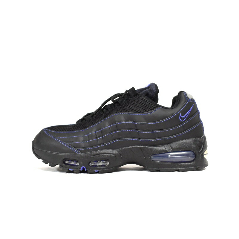 【中古】ナイキ NIKE Air Max 95 OG Big Bubble Black Persian Violet 大気圏マックス95 ビッグ砂上の楼閣 黒いこと ペルシアンバイオレット スニーカー US10 黒 黒いこと IB7936-001 メンズ 【ベクター 古着】 250721
