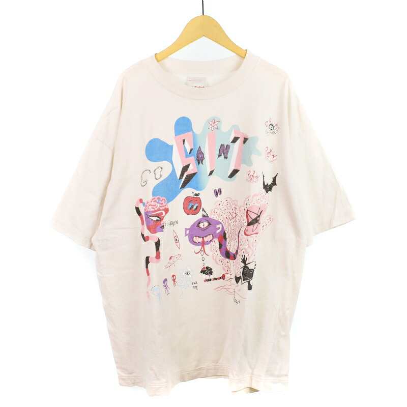【中古】セントマイケル SAINTMICHAEL 25SS DAY OF THE FREAKS SS TEE 半袖 プリント XL 白 ホワイト SM-HR8-0000-023 ☆AA★ メンズ 【ベクトル 古着】 250725 15,987円