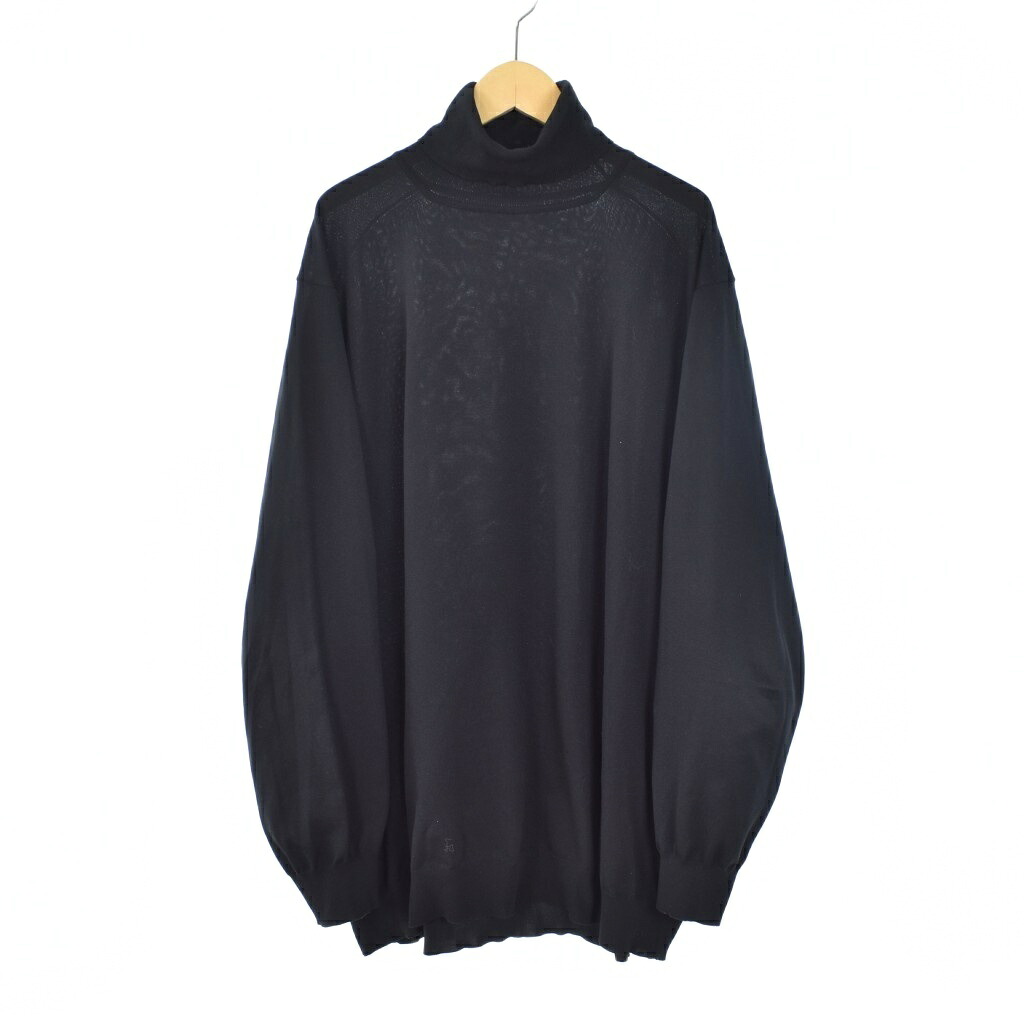 【中古】テアトラ TEATORA CARTRIDGE KNIT TURTLE 18G ニット セーター 長袖 タートルネック 5 黒 ブラック tt-KNIT-002 メンズ 【ベクトル 古着】 251216