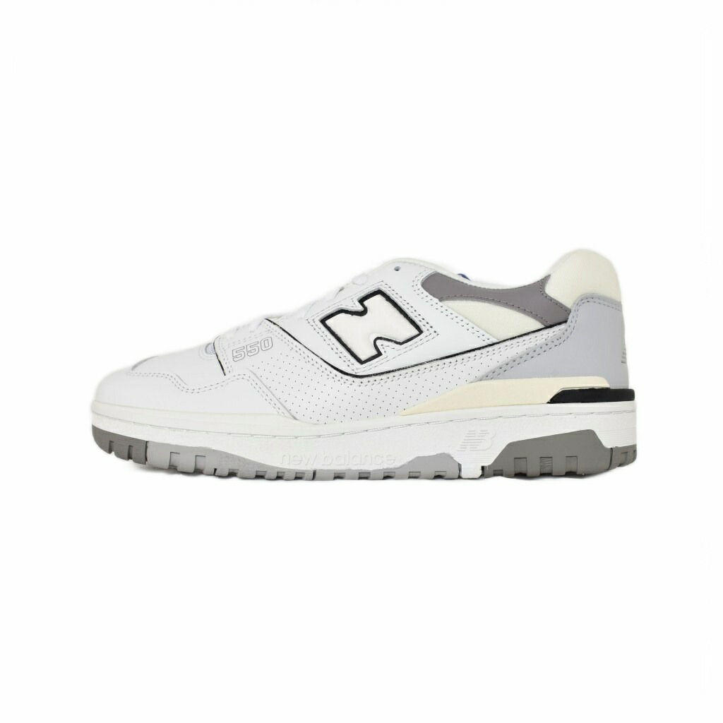 【中古】未当てはめる品 ニュー平衡にする NEW BALANCE 550 Salt/Pepper スニーカー 置き目取りすてる 29糎 白 白いこと BB550PWA メンズ 【ベクター 古着】 251230