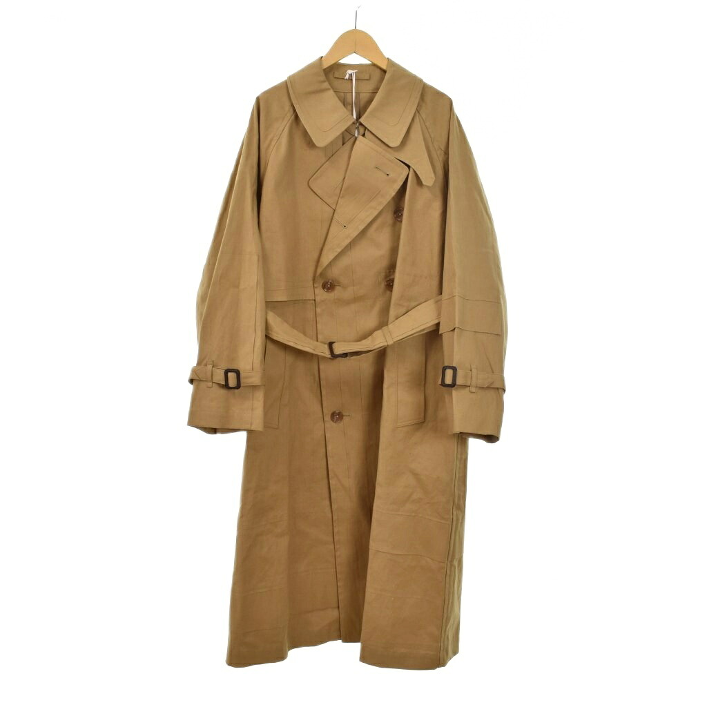 【中古】未使用品 ヨーク YOKE CUT&LAYERED TRENCH COAT カット&レイヤード トレンチコート 1 ベージュ YK23FW0599C ☆AA★ メンズ 【ベクトル 古着】 260121｜ブランド古着ベクトルプレミアム店