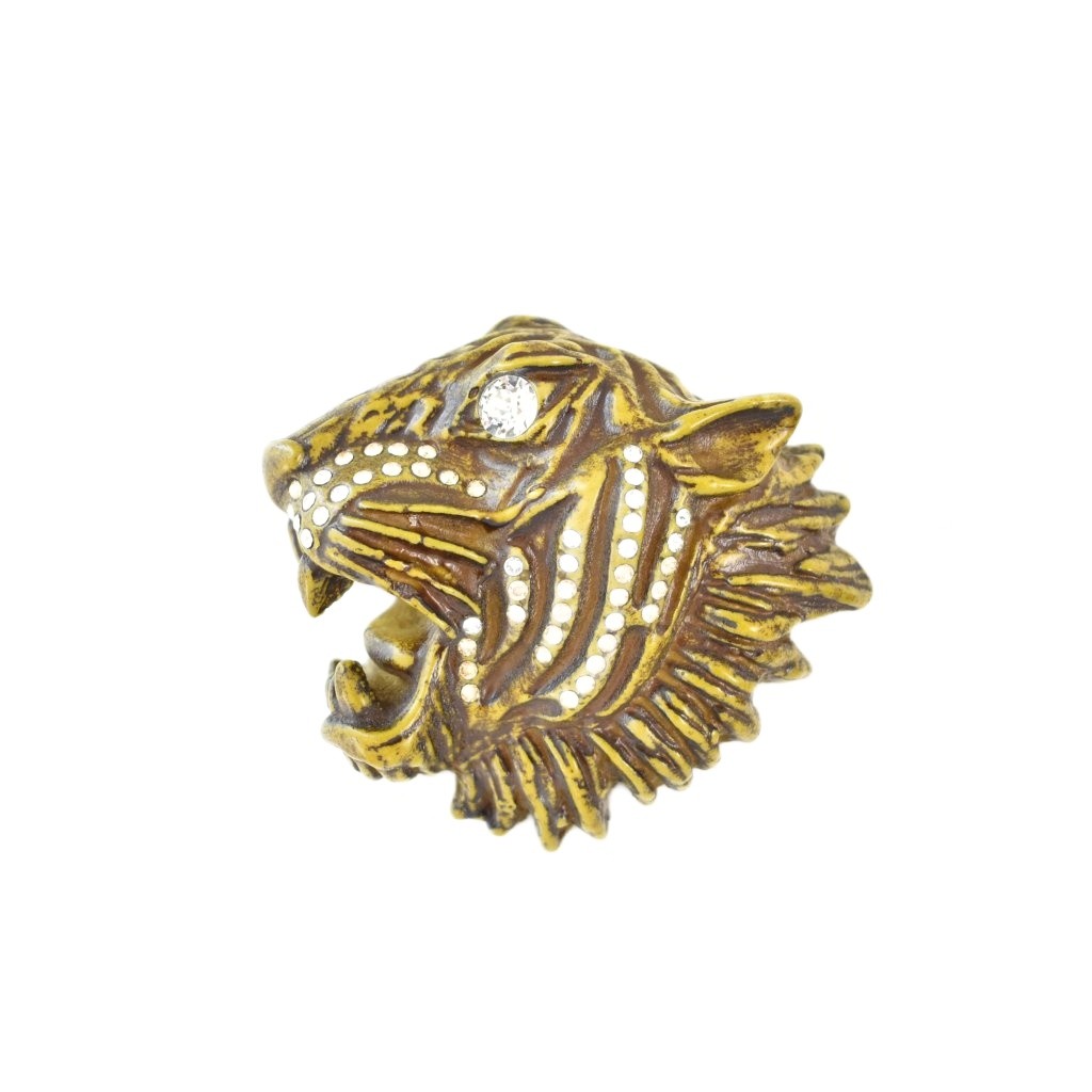 【中古】グッチ GUCCI 虎天々 胸飾り 伝達ルート石ころかざり付ける 茶 赤銅色 ☆AA★ メンズ レディース 【ベクター 古着】 260305